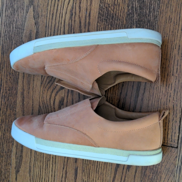 Lucky Brand Leather Slip Ons Women 9.5 - Picture 6 of 7